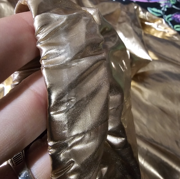 Forever 21, gold metallic windbreaker jacket Size XL - Picture 14 of 15